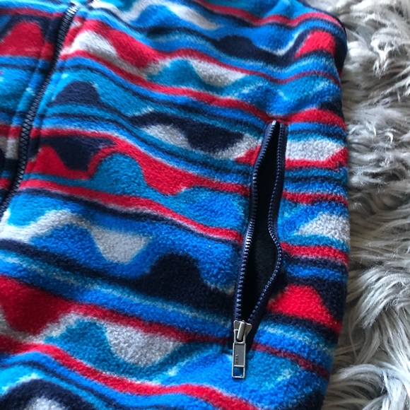 Patagonia synchilla Button vest crazy print Sz xs - Picture 2 of 4
